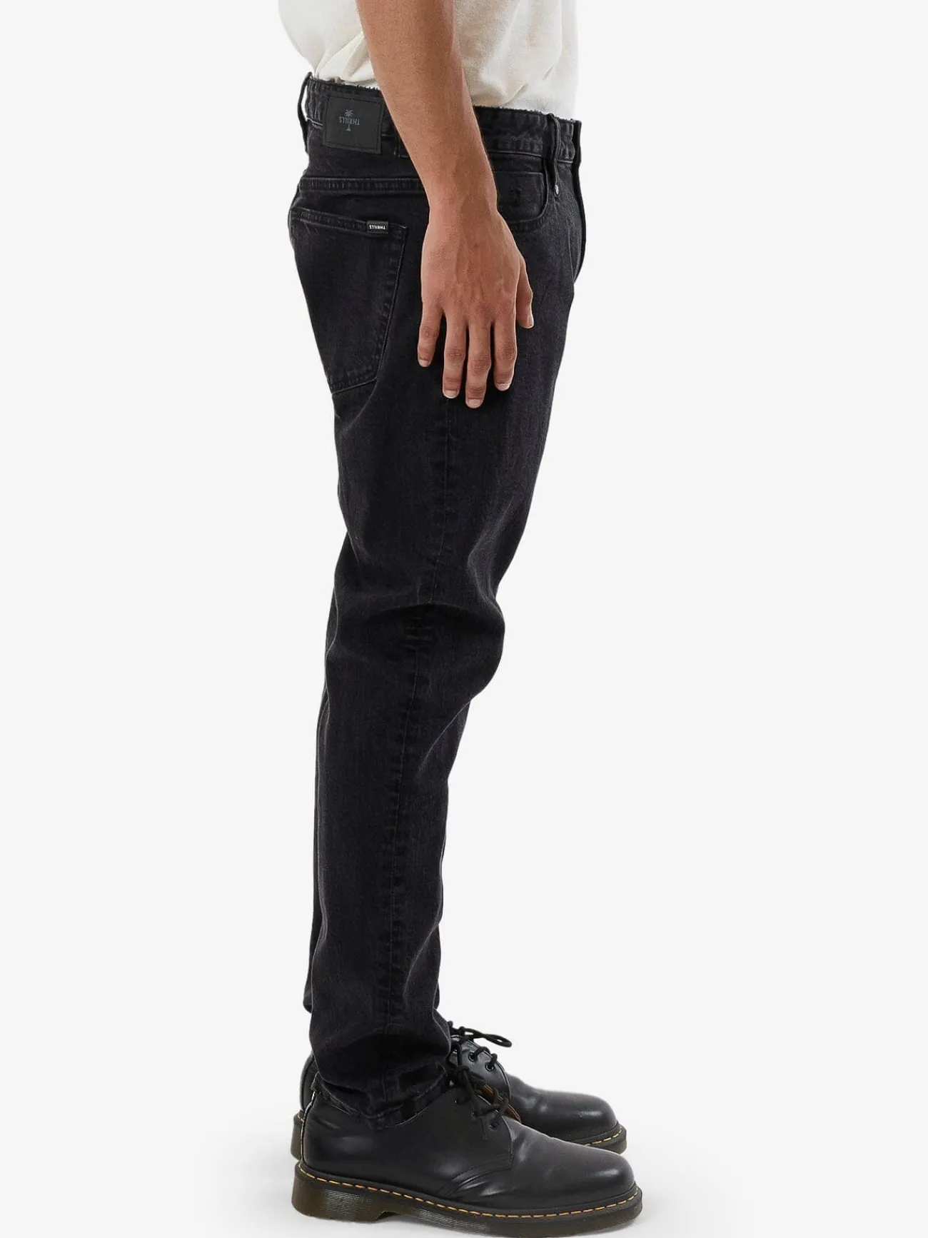 Sale Thrills Bones Denim Jean - Aged Black AgedBlack