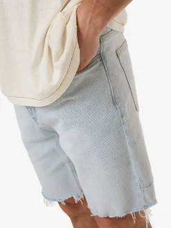Fashion Thrills Bones Denim Short - Ether Blue EtherBlue