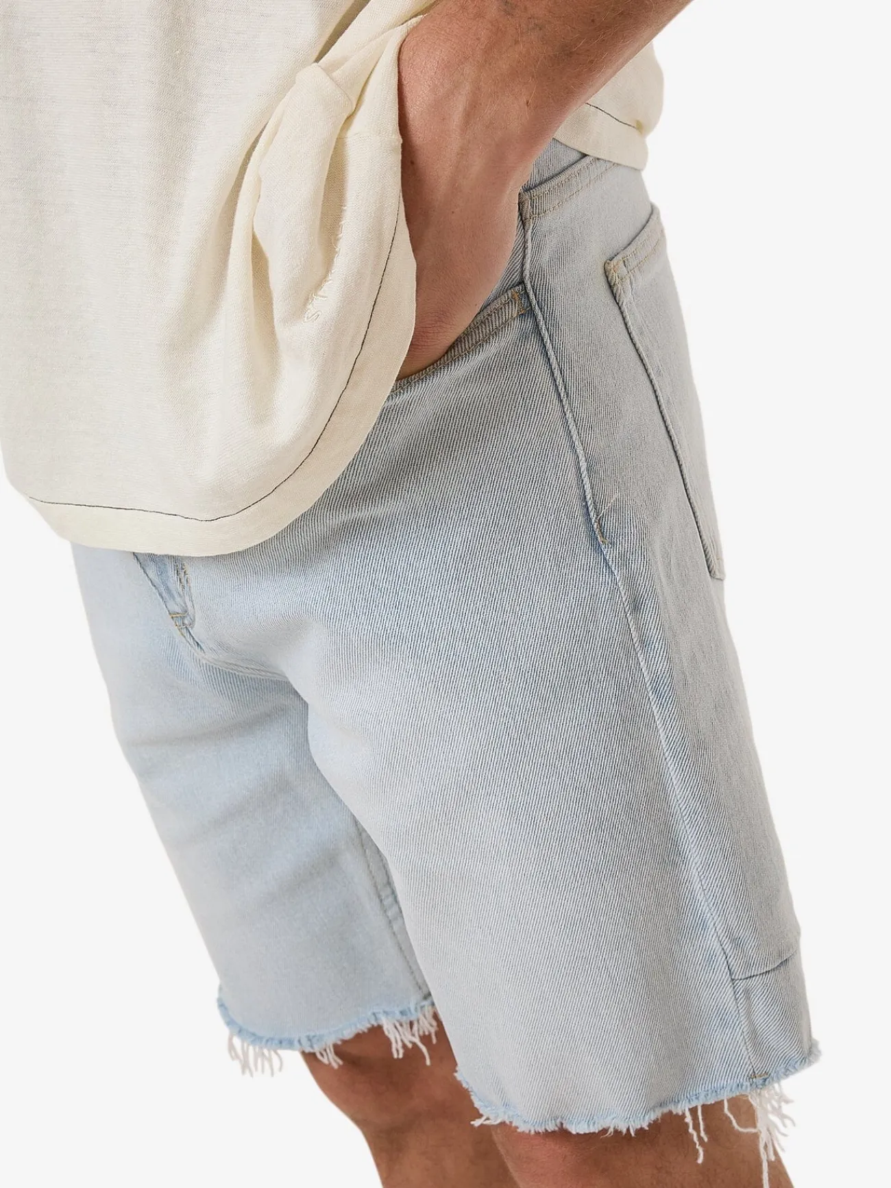 Fashion Thrills Bones Denim Short - Ether Blue EtherBlue