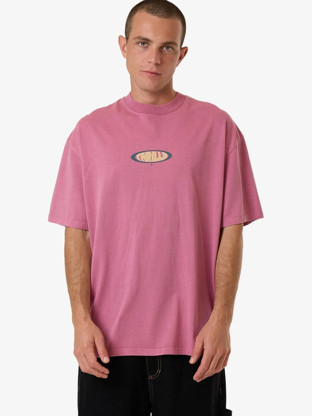 Fashion Thrills Bueno Box Fit Oversize Tee - Heather Rose HeatherRose