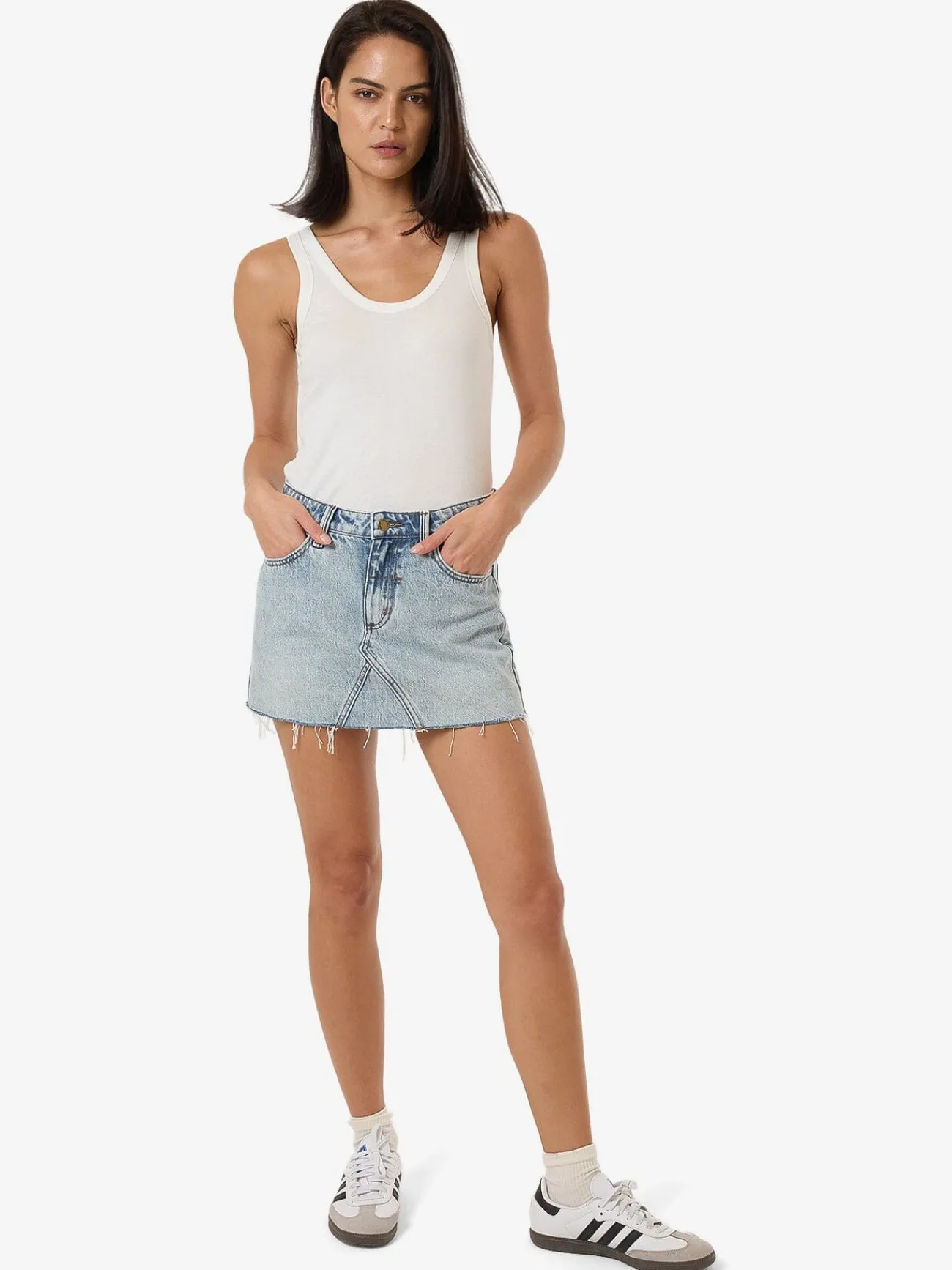 Sale Thrills Candy Skirt - Tainted Blue TaintedBlue