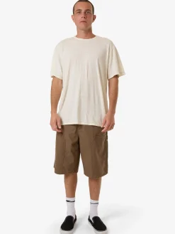 Clearance Thrills Carpenter Big Slacker Double Knee Short - Desert