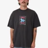 Discount Thrills Chain Of Formation Box Fit Oversize Tee - Dark Charcoal DarkCharcoal