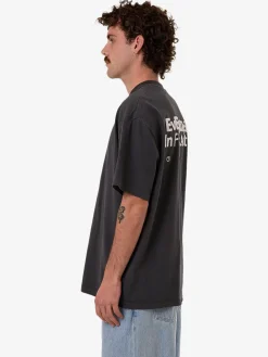 Discount Thrills Chain Of Formation Box Fit Oversize Tee - Dark Charcoal DarkCharcoal