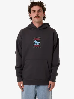 Best Thrills Chain Of Formation Cropped Slouch Pull On Hood - Dark Charcoal DarkCharcoal