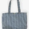 Sale Thrills Chain Reaction Denim Tote - Faded Rinse Indigo FadedRinseIndigo