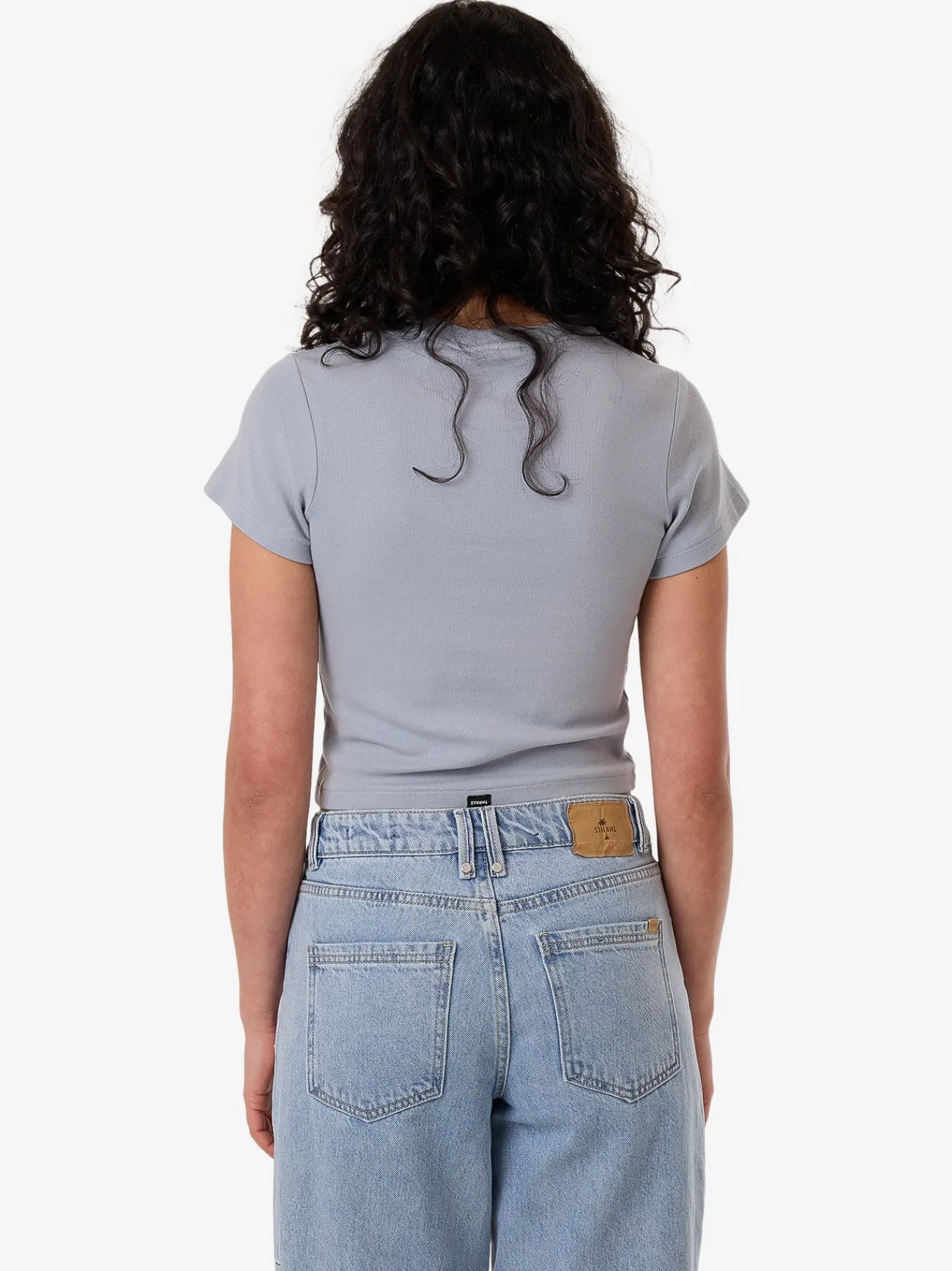 Hot Thrills Chaotic Growth Mini Tee - Ashley Blue AshleyBlue