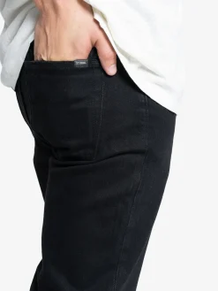 Sale Thrills Chopped Denim Jean - Black Rinse BlackRinse