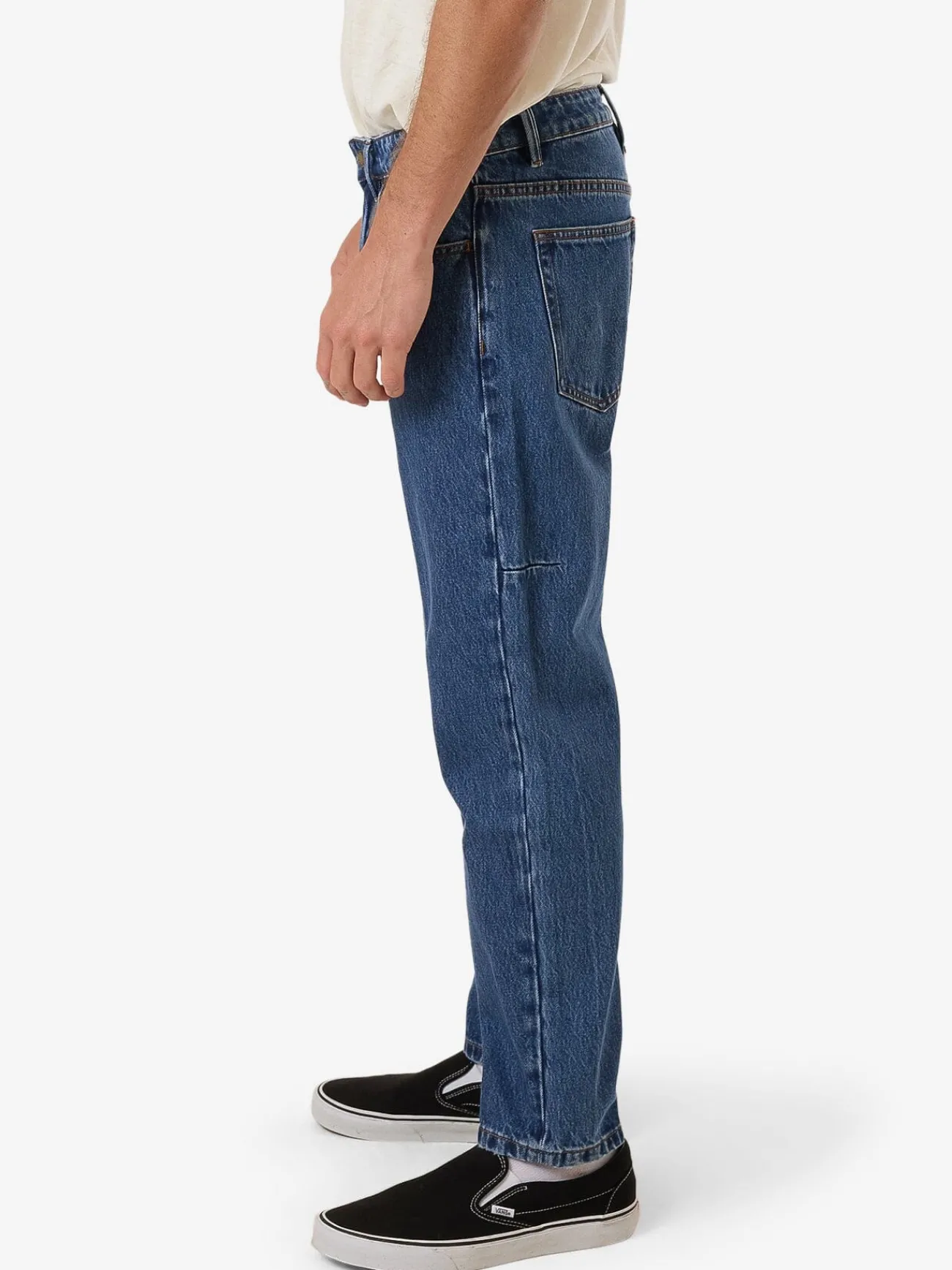 Best Thrills Chopped Denim Jean - Double Rinsed Blues DoubleRinsedBlues
