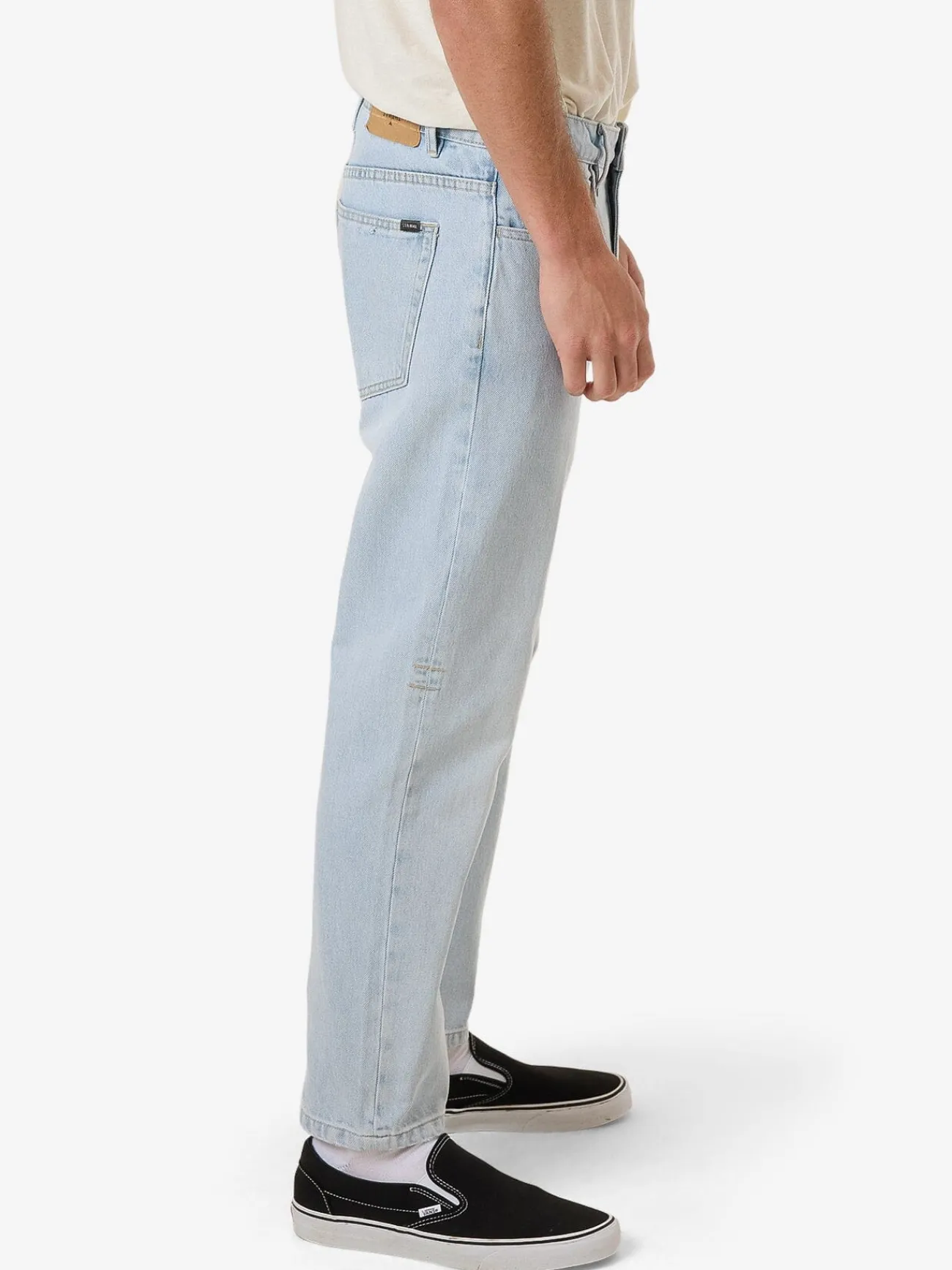 Sale Thrills Chopped Denim Jean - Ether Blue EtherBlue