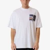 Discount Thrills Come & Believe Box Fit Oversize Tee - White