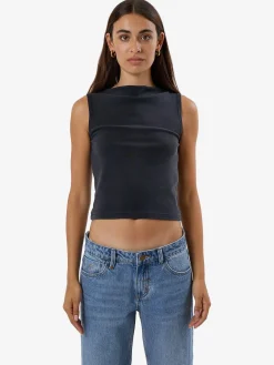 Outlet Thrills Compact Spaces Sabrina Tank - Dark Charcoal Fade DarkCharcoalFade