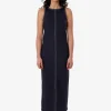 Fashion Thrills Contour Slip Midi Dress - Peacoat