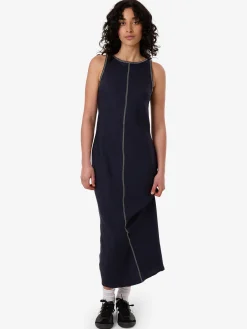 Fashion Thrills Contour Slip Midi Dress - Peacoat