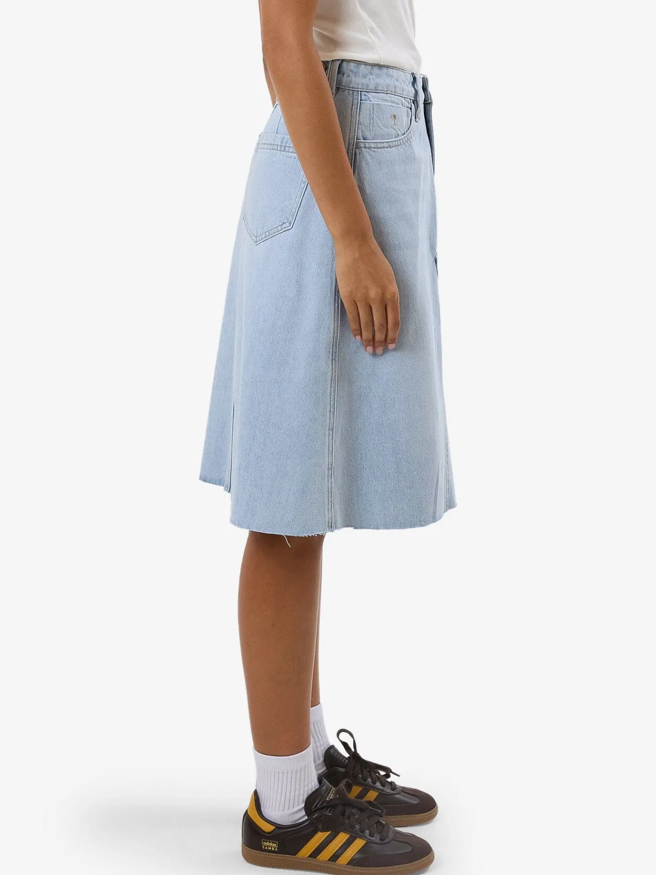 Sale Thrills Cooper Skirt - Light Ash Blue LightAshBlue