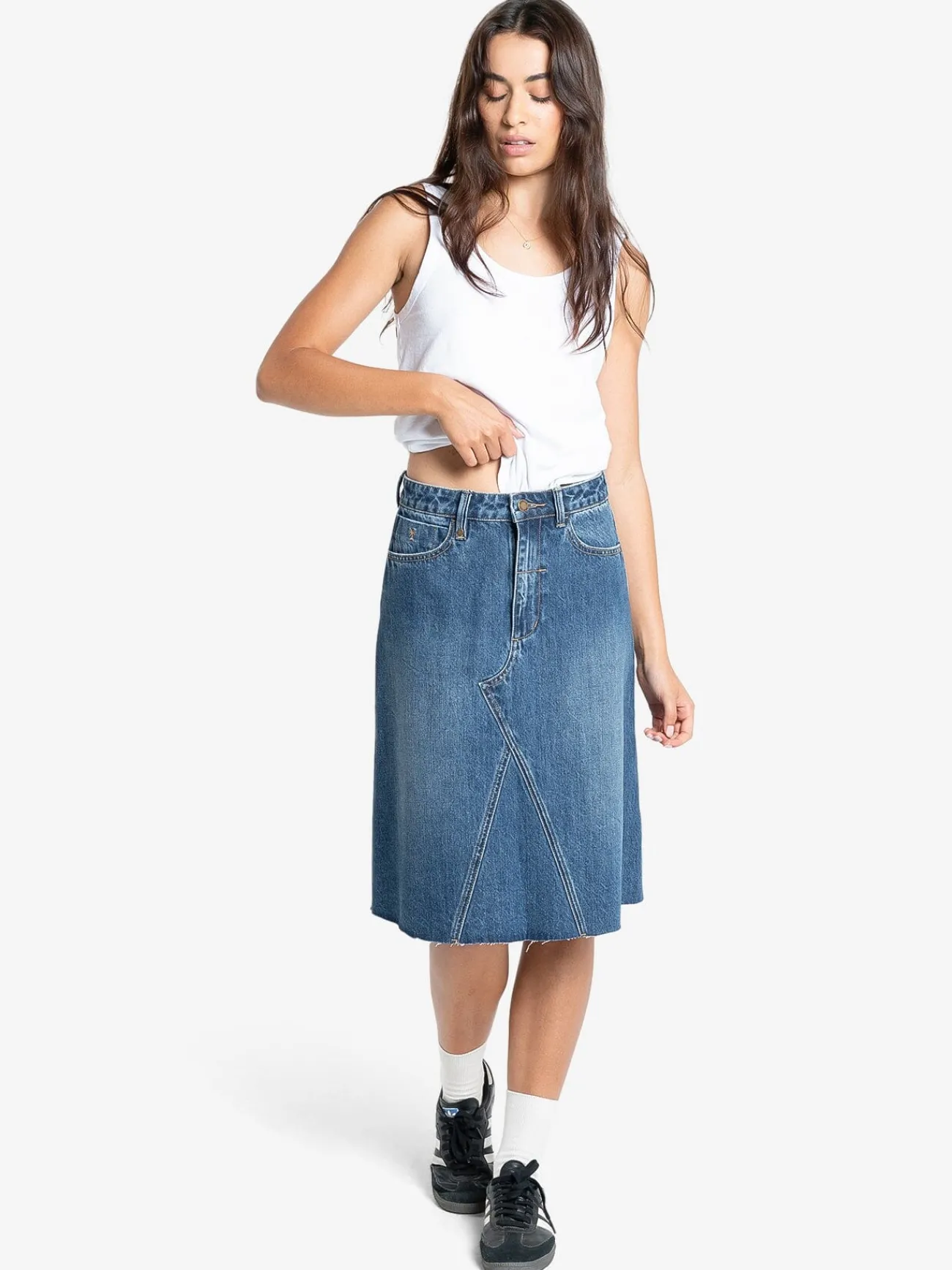 New Thrills Cooper Skirt - Roadhouse Blue RoadhouseBlue