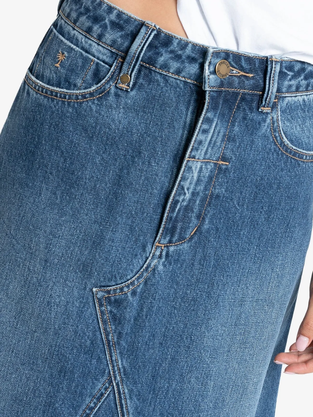 New Thrills Cooper Skirt - Roadhouse Blue RoadhouseBlue