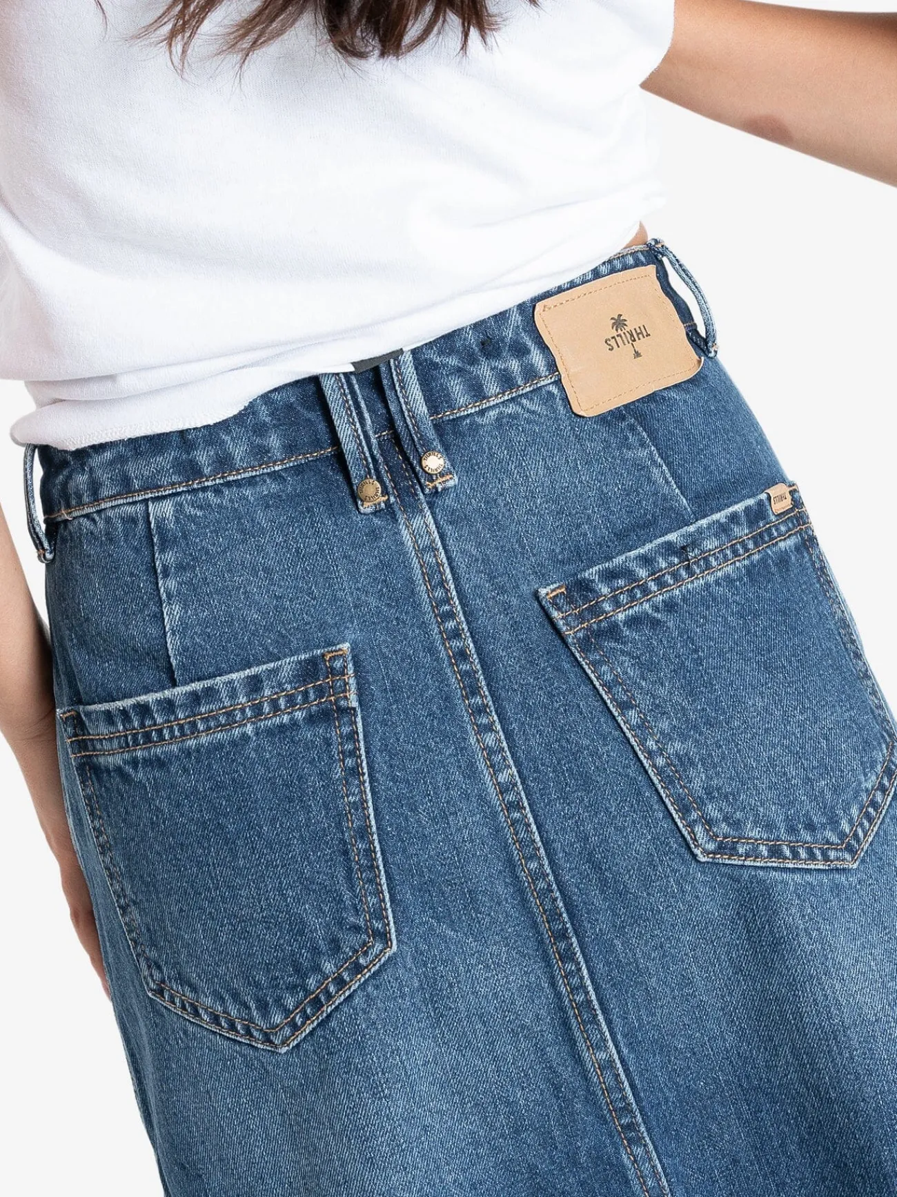 New Thrills Cooper Skirt - Roadhouse Blue RoadhouseBlue