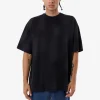 Hot Thrills Cortex Worn Box Fit Oversize Tee - Faded Black FadedBlack