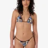 Sale Thrills Dalia String Bikini Top - Coffee