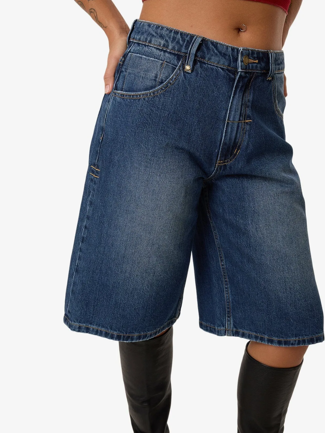 Clearance Thrills Darcy Short - Roadhouse Blue RoadhouseBlue