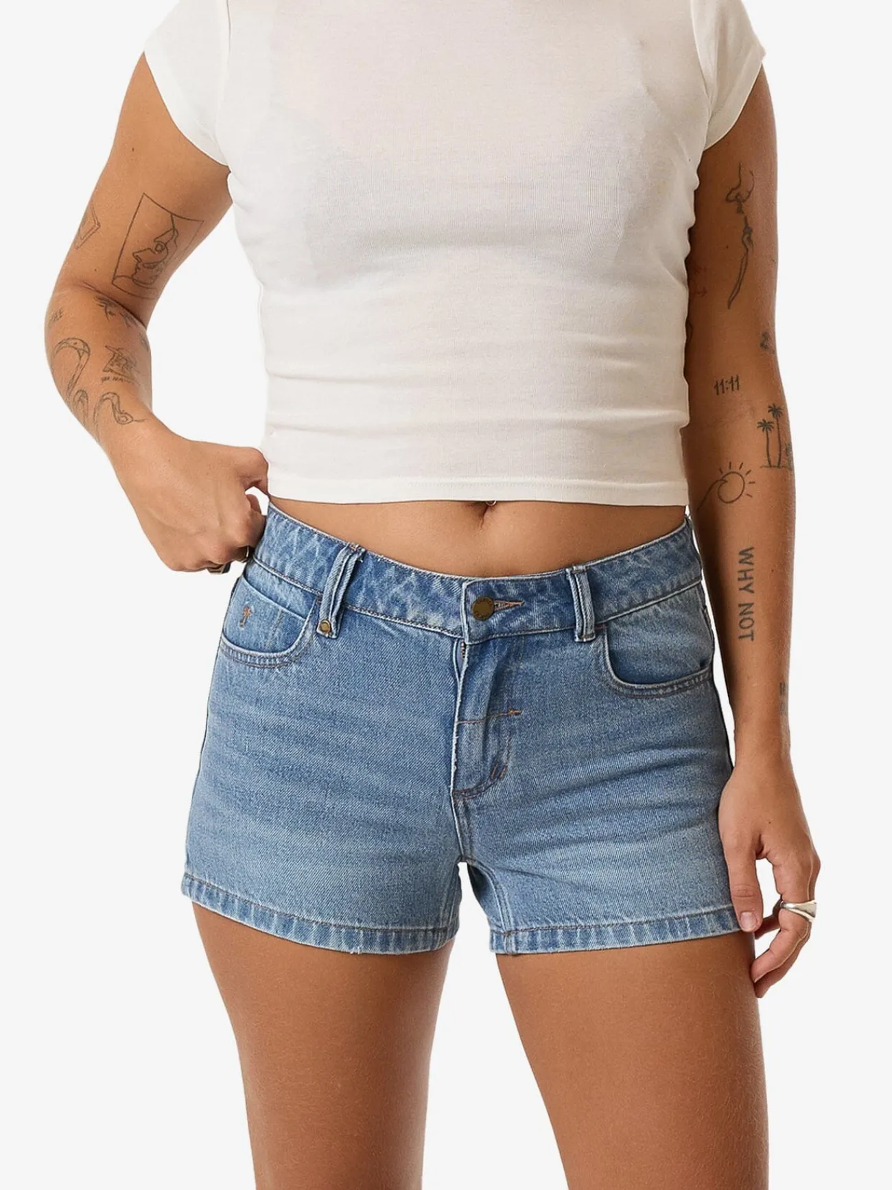 Sale Thrills Daria Short - Dark Dust Blue DarkDustBlue