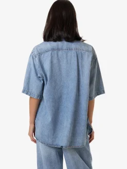 Best Thrills Darian Denim Shirt - Tempest Blue TempestBlue