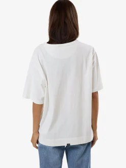 Sale Thrills Deadly Belle Box Tee - Dirty White DirtyWhite