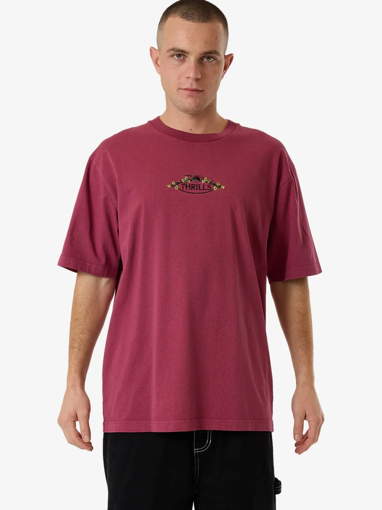 Outlet Thrills Deadly Garden Oversize Fit Tee - Hawthorn Rose HawthornRose