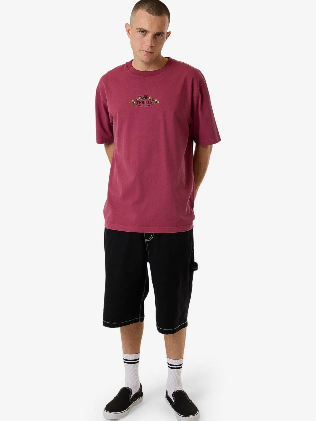 Outlet Thrills Deadly Garden Oversize Fit Tee - Hawthorn Rose HawthornRose