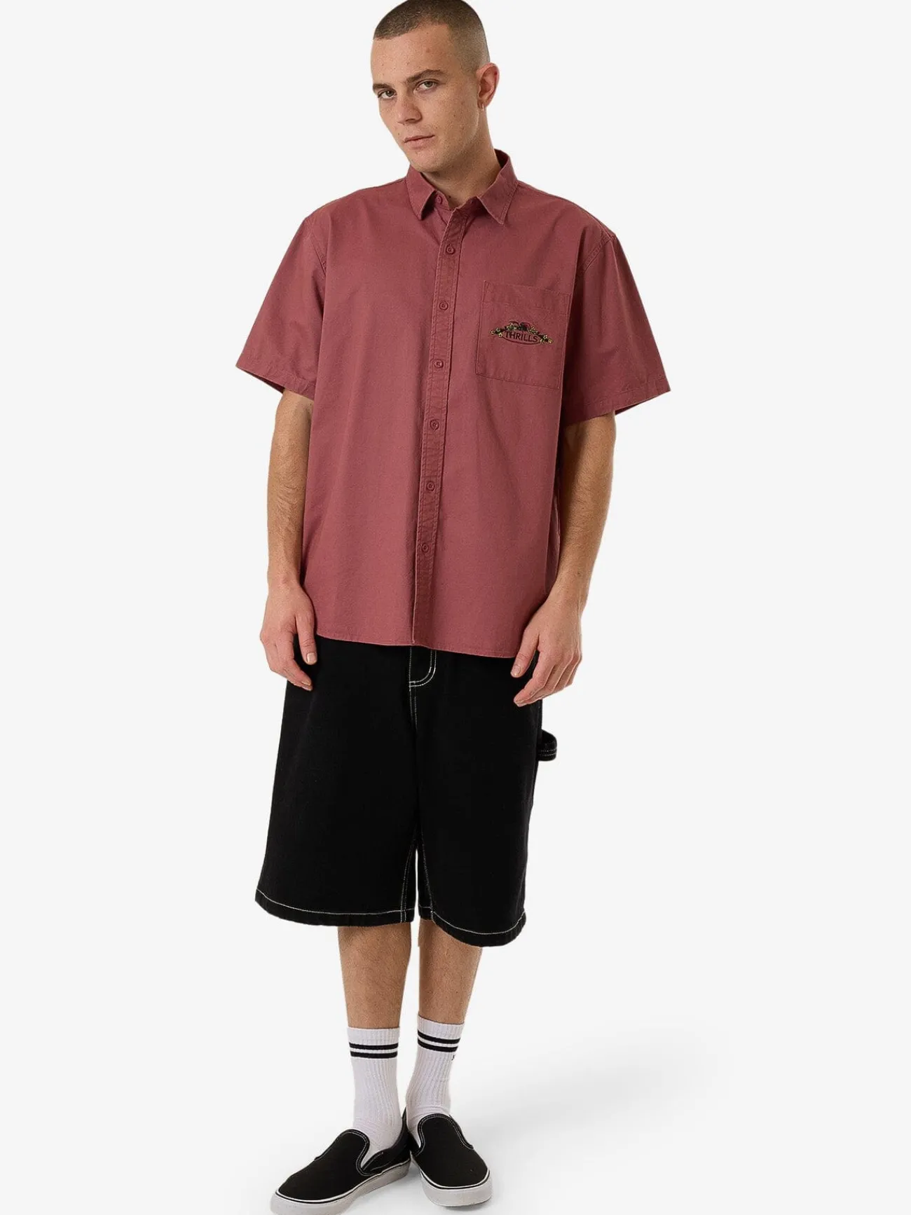 Best Thrills Deadly Garden Short Sleeve Shirt - Hawthorn Rose HawthornRose