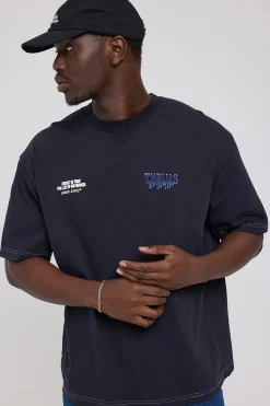 Outlet Thrills Dispatch Box Fit Oversize Short Tee - Dark Navy DarkNavy