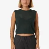Hot Thrills Drop Needle Tank - Dark Jade DarkJade