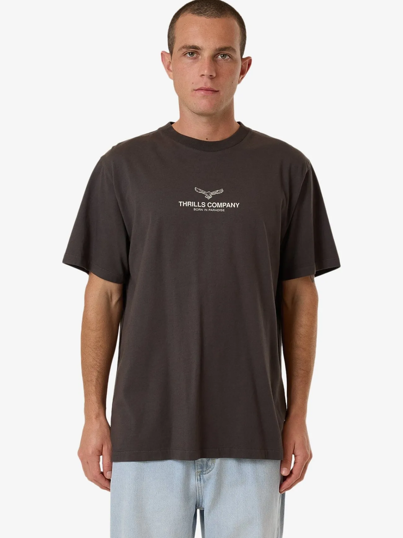 Best Thrills Emblem Merch Fit Tee - Merch Black MerchBlack