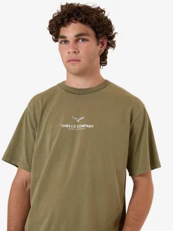 Best Thrills Emblem Merch Fit Tee - Olive