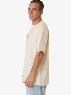 Discount Thrills Emblem Merch Fit Tee - Unbleached