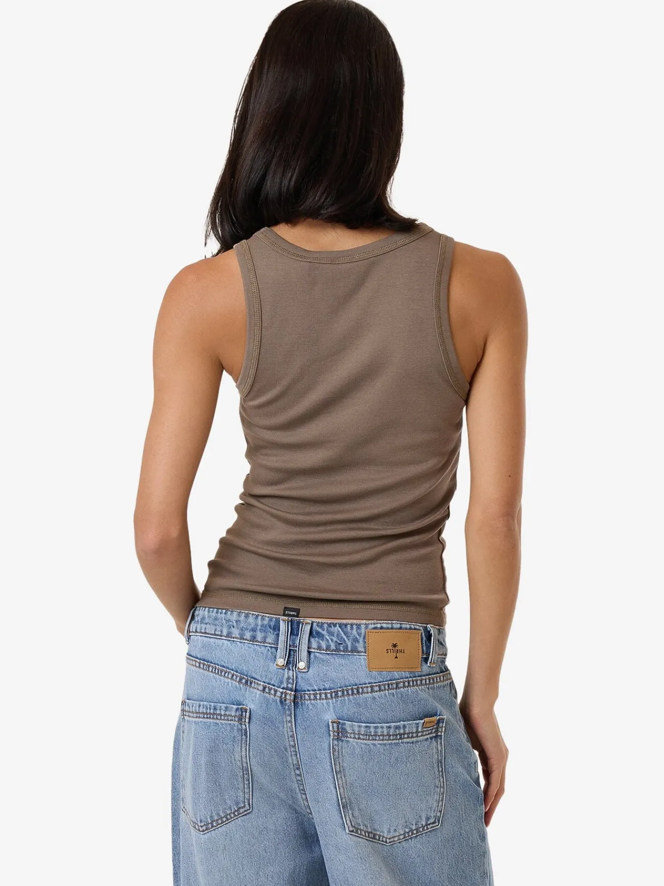 Fashion Thrills Emblem Of Strength Sloane Tank - Fungi