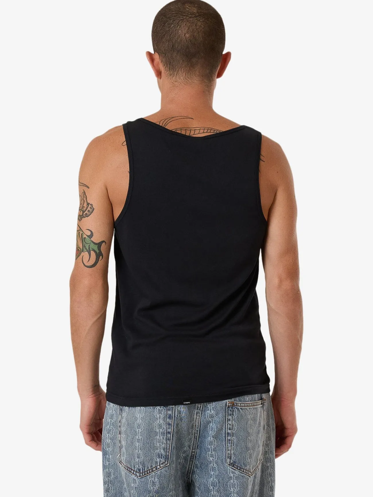 Discount Thrills Endless Rib Tank - Black