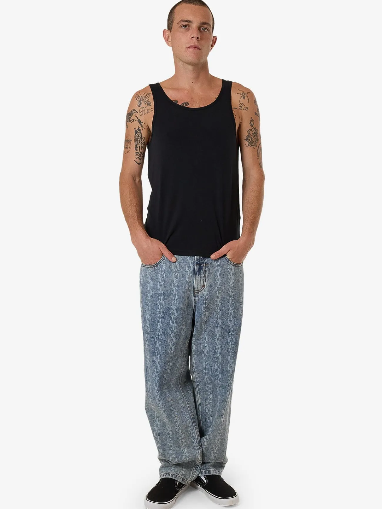 Discount Thrills Endless Rib Tank - Black