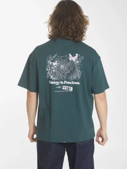 Best Thrills Energy Is Precious Box Fit Oversize Tee - Dark Jade DarkJade