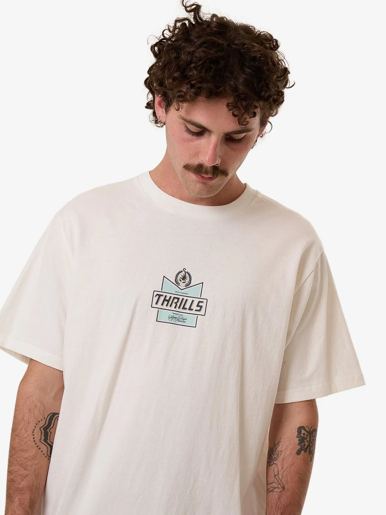 Hot Thrills Especially For You Merch Fit Tee - Dirty White DirtyWhite