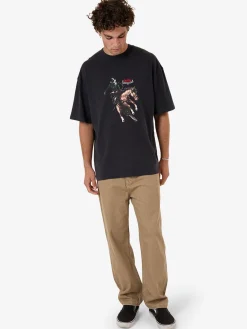 Outlet Thrills Eternal Outlaw Box Fit Oversize Tee - Washed Black WashedBlack