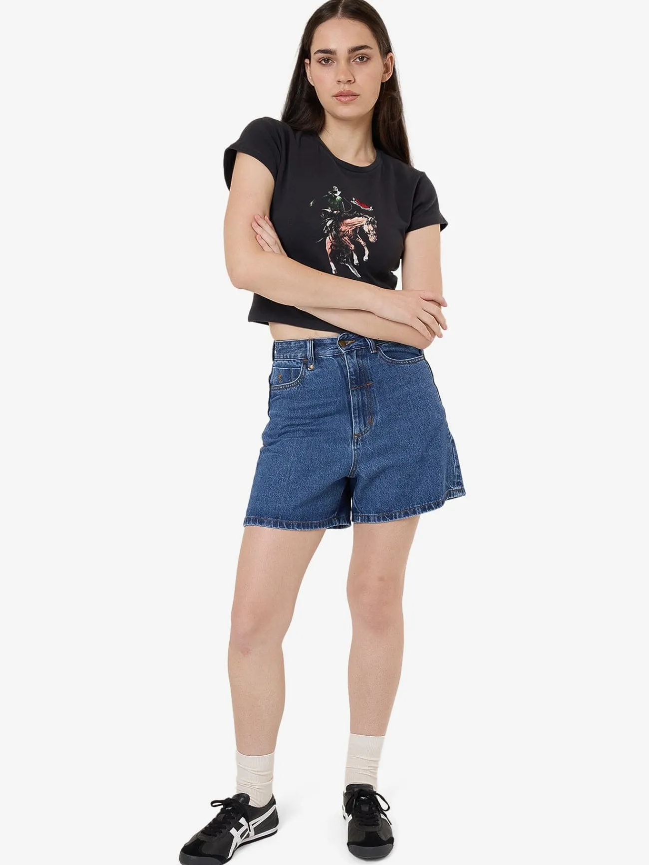 Discount Thrills Eternal Outlaw Mini Tee - Washed Black WashedBlack