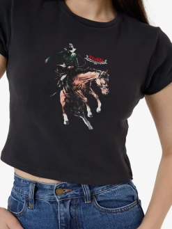 Discount Thrills Eternal Outlaw Mini Tee - Washed Black WashedBlack