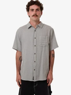Clearance Thrills Ever Short Sleeve Shirt - Stormy Sea StormySea