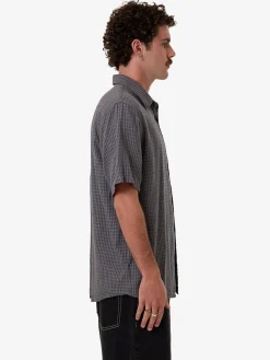 Discount Thrills Ever Short Sleeve Shirt - Folkstone Grey FolkstoneGrey