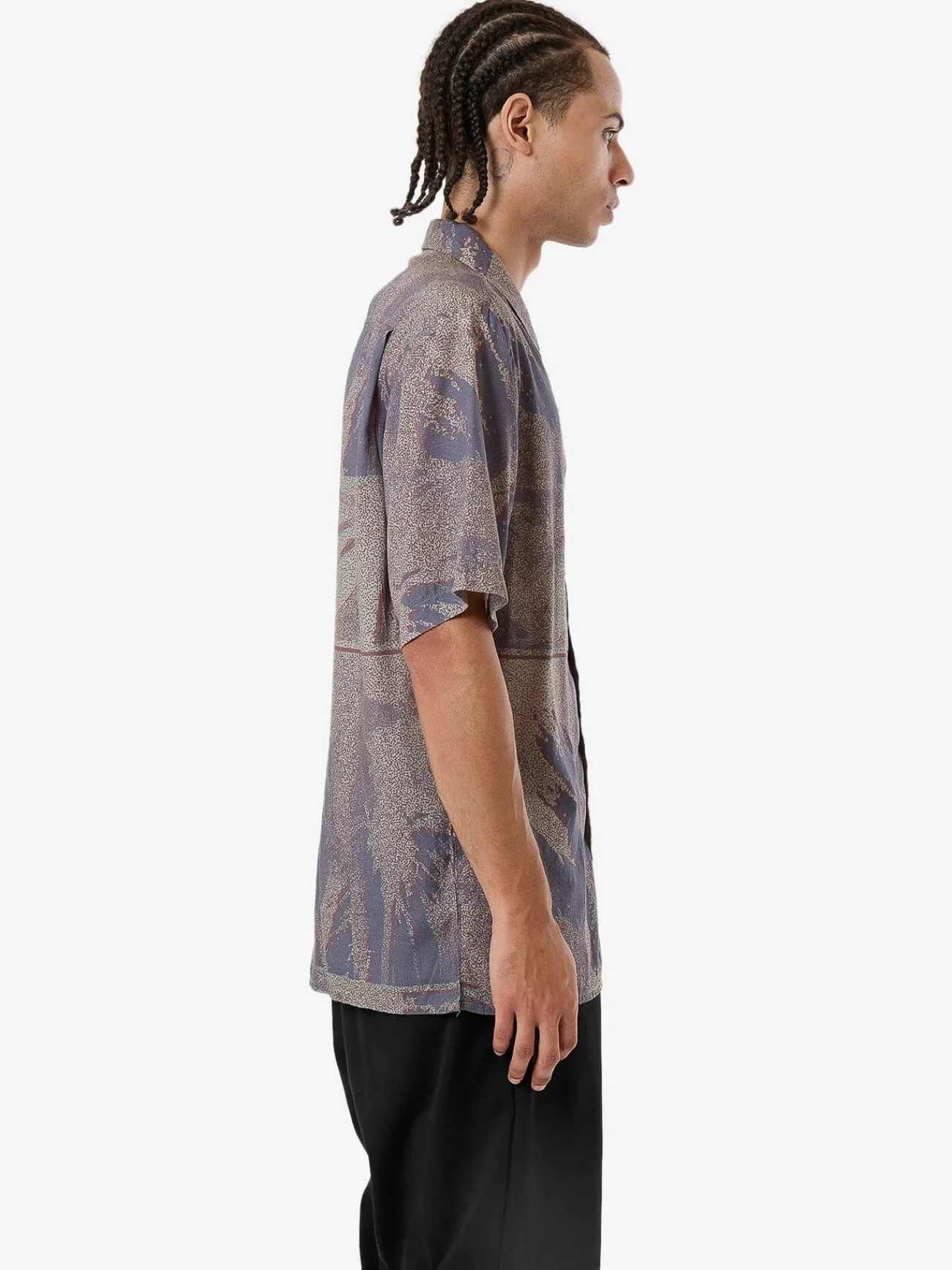 Hot Thrills Everything In Formation Bowling Shirt - Sand