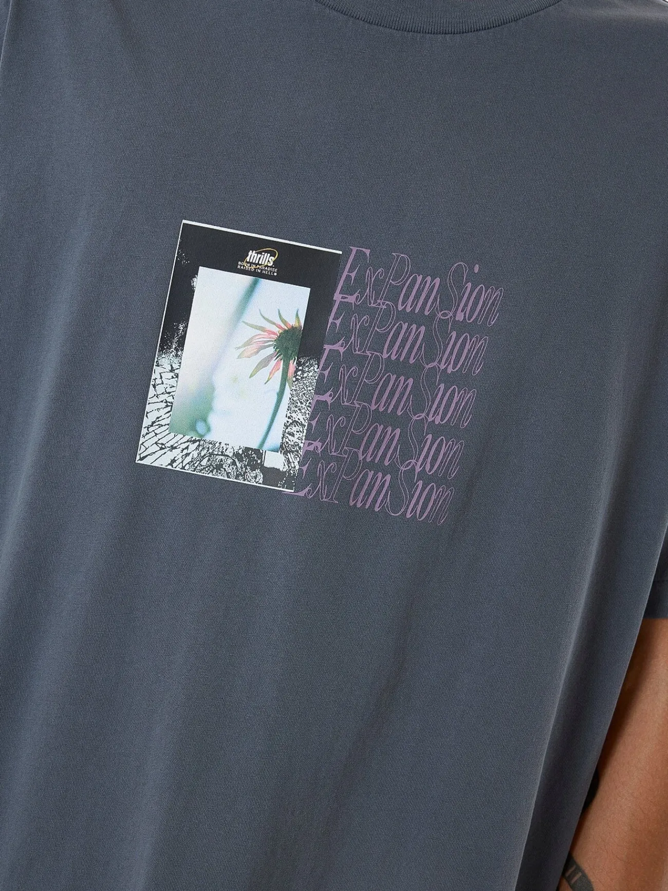New Thrills Expansions Merch Fit Tee - Dark Slate DarkSlate
