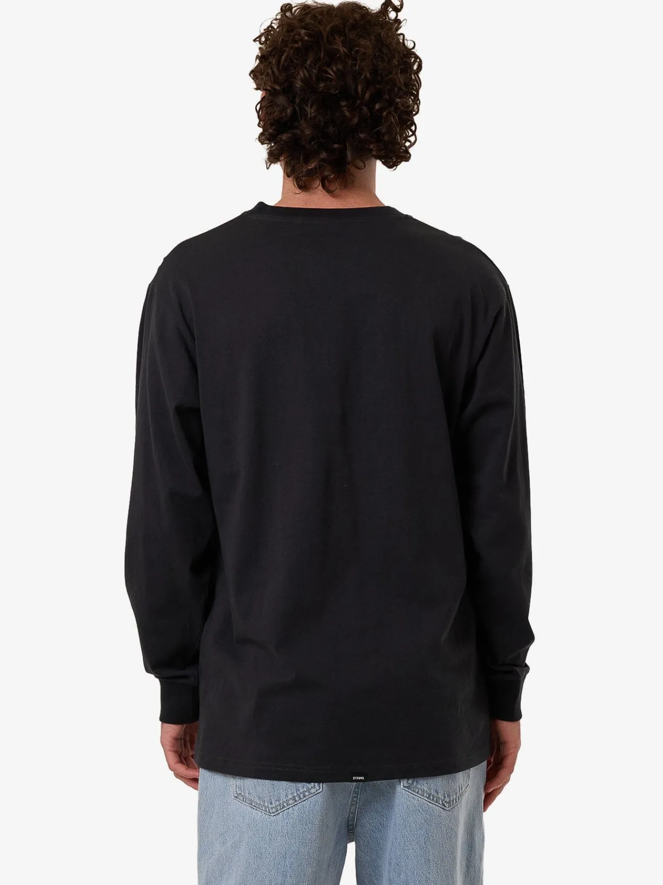 Fashion Thrills Filter Oversize Fit Long Sleeve Tee - Faded Black FadedBlack