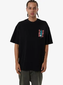Best Thrills Firestarter Box Fit Oversize Tee - Black